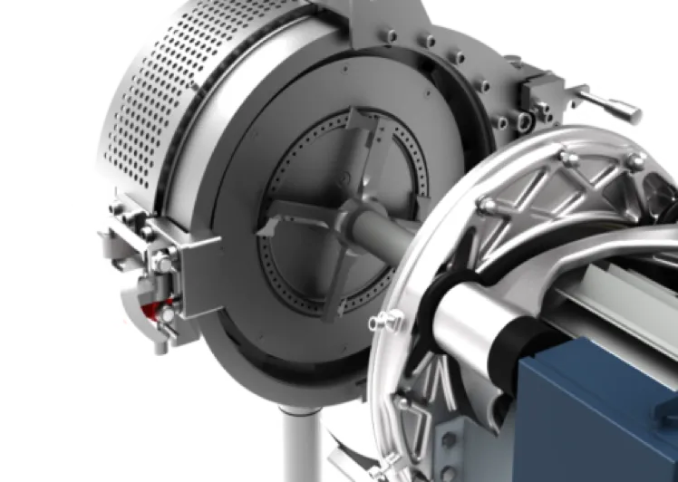 Select the optimum pelletizing system for pelletizing plastics. Hot die face pelletizing system from EREMA