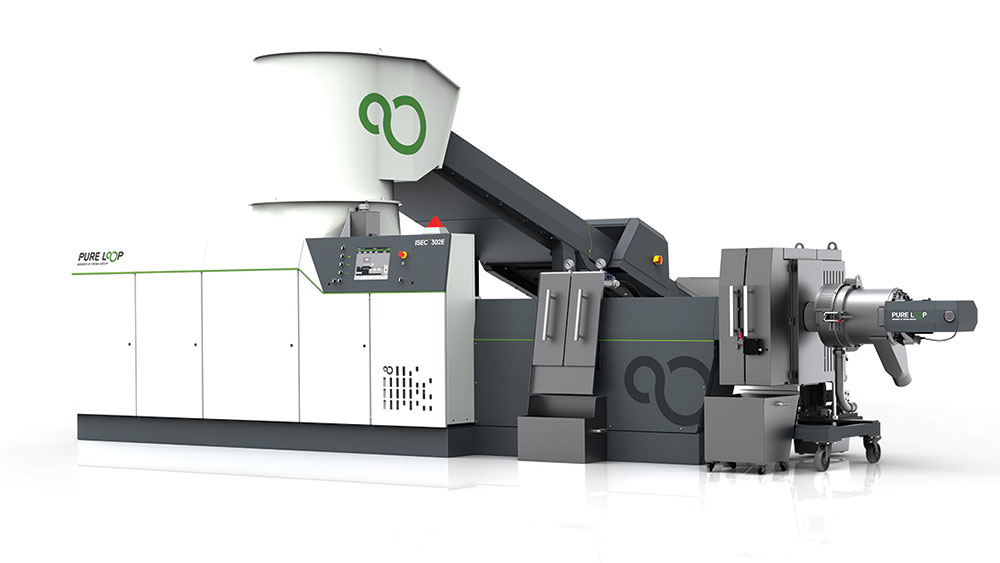 Kunststoff Recycling Maschine ISEC evo anderer Aufbau