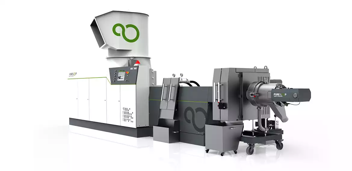 ISEC evo pelletizing machine without conveyor belt